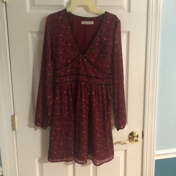 Boho Long Sleeved Dress - Picture 1 of 4
